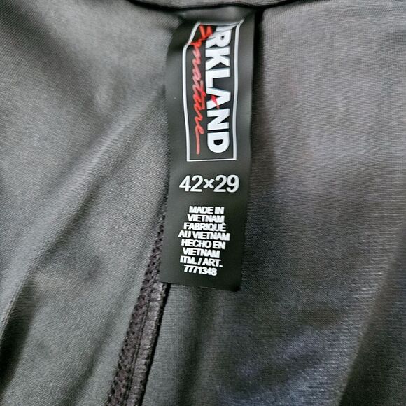 Kirkland Signature Mens Pants Gray Size 42 100% Polyester Performance Stretch - Picture 6 of 13